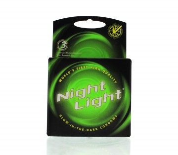 Condones Night Light – Brillan en la Oscuridad - 3 Pack