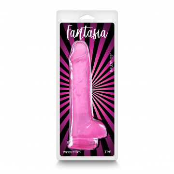 Dildo Fantasia - Ballsy 7.5" - Rosado