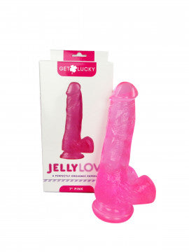 Dildo Jelly Love de 7" - Get Lucky