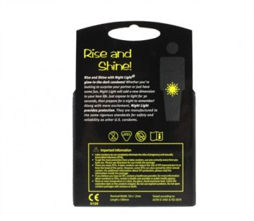 Condones Night Light – Brillan en la Oscuridad - 3 Pack