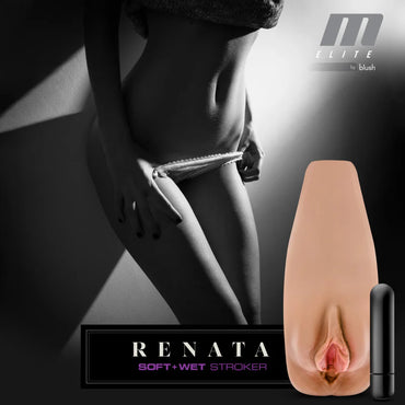 Masturbador Masculino Suave y Mojada - Bronceada Renata - M Elite