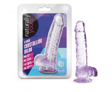 Dildo Cristalino 6" - Naturally Yours