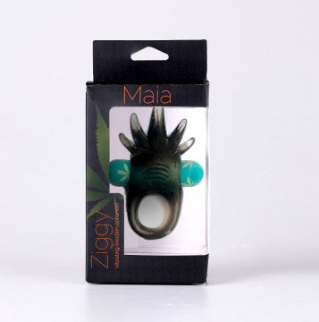 Anillo Vibrador Recargable Ziggy Hoja de Maria – Serie 420