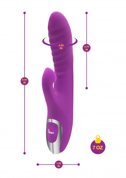 Vibrador de Conejo con Succión de Clítoris - Frenzy