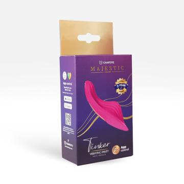 Panty Vibrador Tinker Majestic con Control por App – Rosa