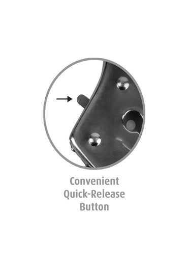 Esposas Metálicas con Liberación Rápida – Fetish Fantasy (Plateadas)