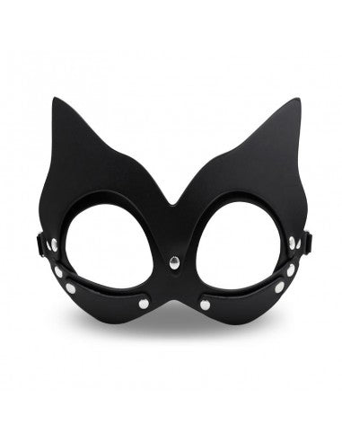 Máscara de gata cuero