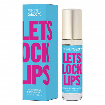 Perfume de Feromonas Simply Sexy Oil Lets Lock Lips Roll on .34 Oz