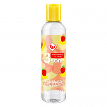 Lubricante 3some 3 en 1 - Sabores Variados - 4 Fl. Oz.