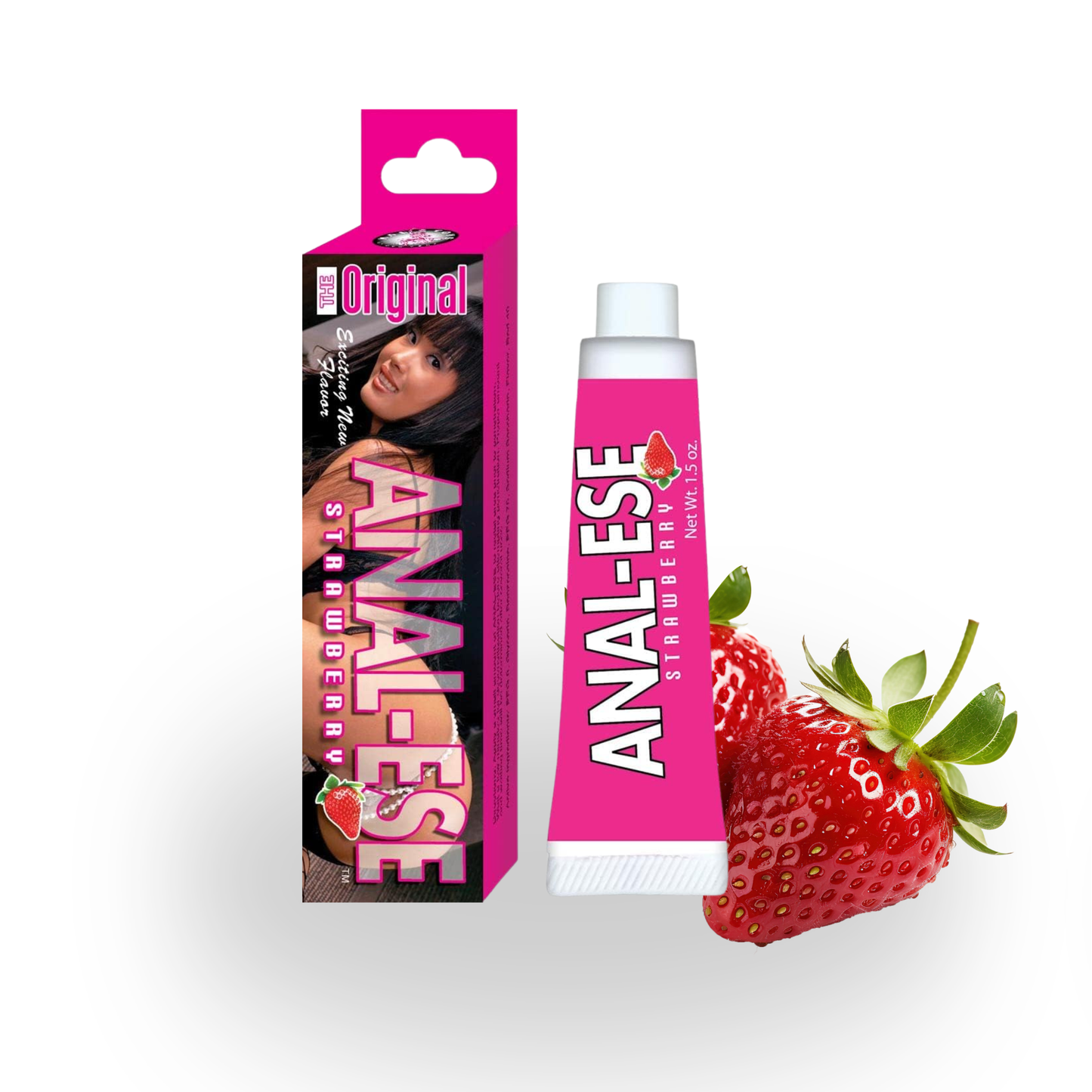 Crema Desensibilizante Anal - Sabor Fresa - 0,5 oz.