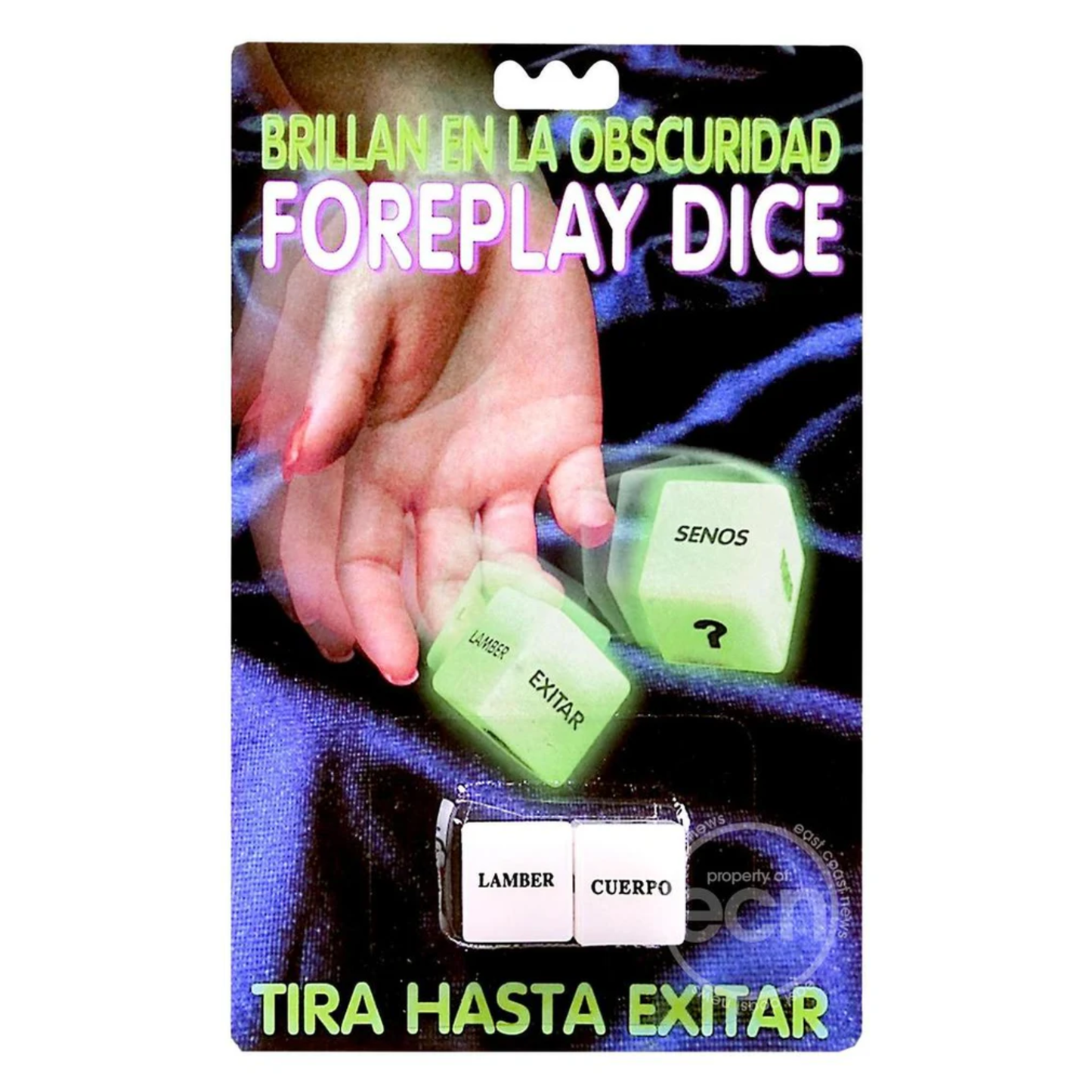 Juego de Dados Eróticos - Brillan en la Oscuridad