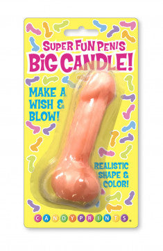 Vela Super Fun Big Penis - Rosa