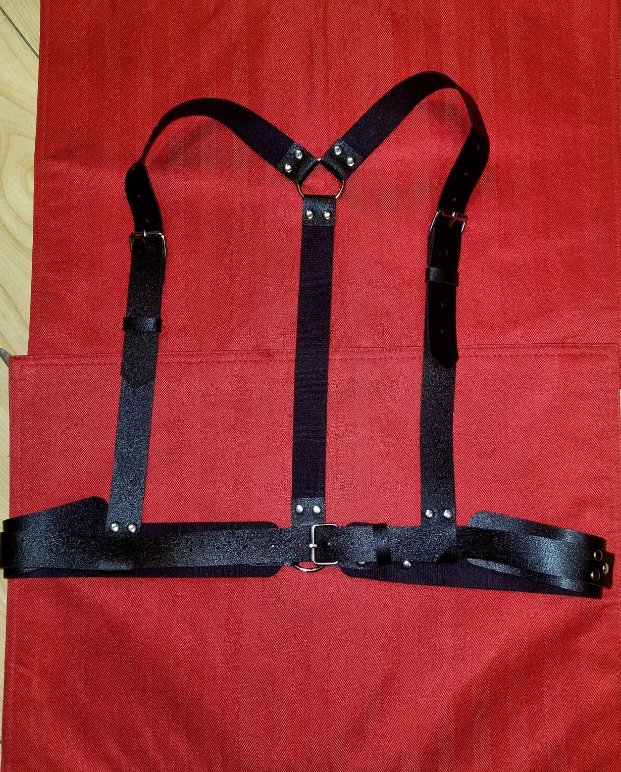 Arnés Gótico Bondage Correa de Cuero para Hombre Hebillas BDSM disfraz tirantes Cinturones