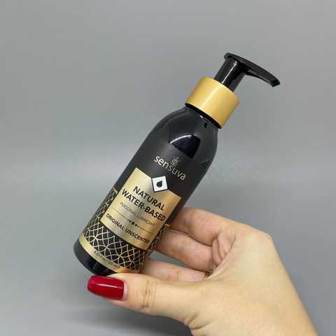 Lubricante sin Perfume a Base de Agua Natural - Sensuva 1.93 oz