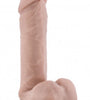 Dildo con Bolas Realista 8" Vainilla - DR.SKIN