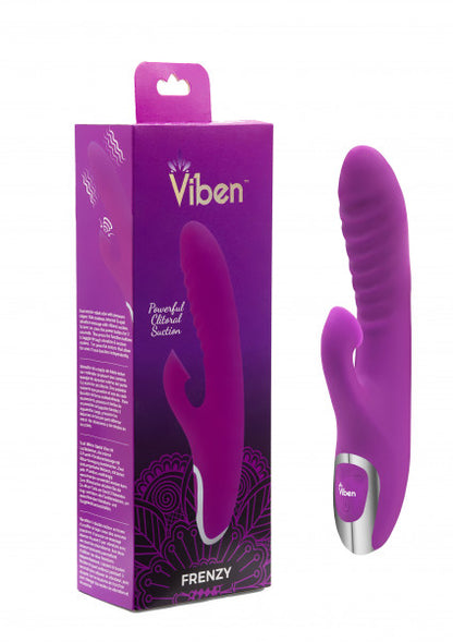 Vibrador de Conejo con Succión de Clítoris - Frenzy