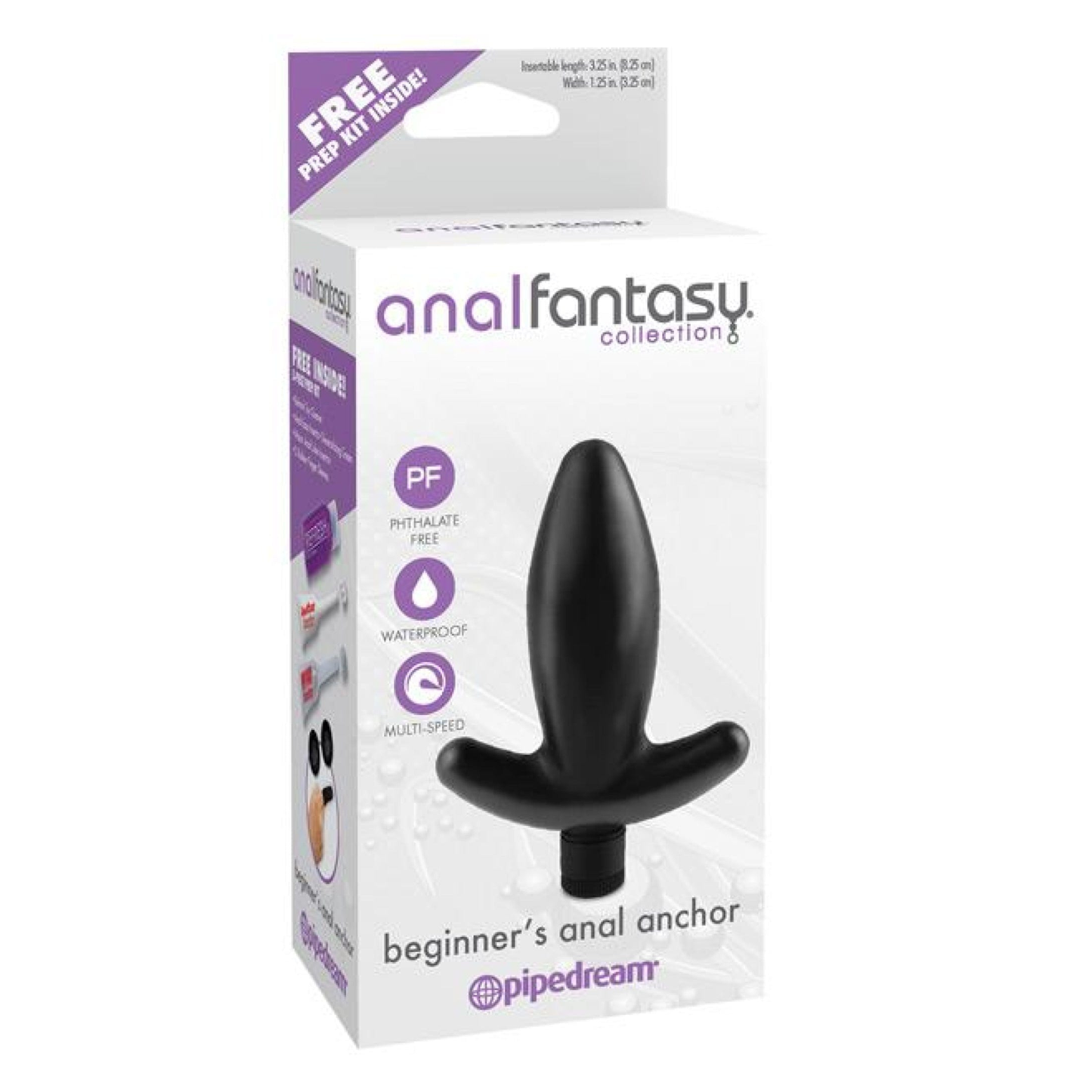 Plug Anal Anchor para Principiantes – Colección Anal Fantasy – Negro