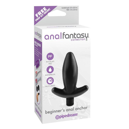 Plug Anal Anchor para Principiantes – Colección Anal Fantasy – Negro