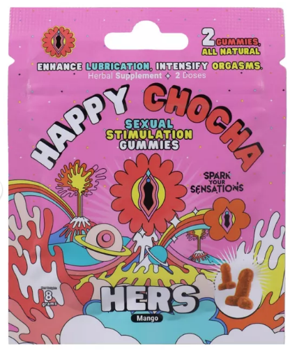 Gomitas Estimuladoras Sexuales Happy Chocha - 2 Pack