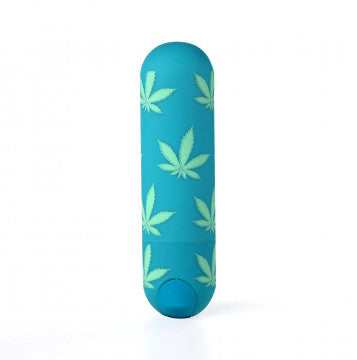 Vibrador Mini Bala Esmeralda Recargable de 10 Funciones - JESSI 420
