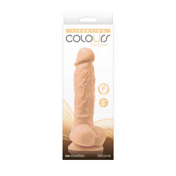 Dildo Vibrador Super Realista de 5" - Vainilla