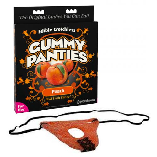 Panty de Goma Comestibles (Durazno) - Cummy Undies