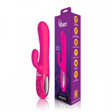 Conejito Vibrador con Estimulador - Hypnotic - Rosa Intenso