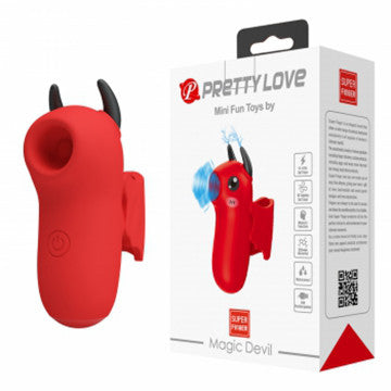 Vibrador de Dedo Magic Devil - Rojo