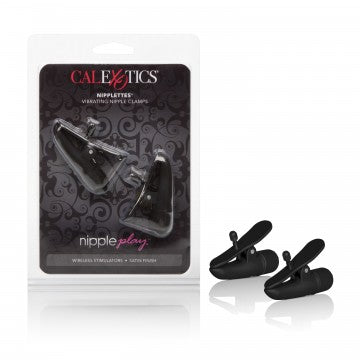 Pinzas Vibratorias para Pezones Nipplettes Nipple Play - Color negro