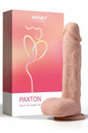 Dildo Vibrador Piel Realista 7.5" de App - Paxton Nude