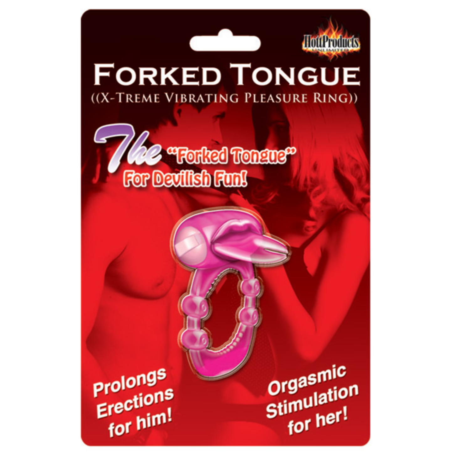 Anillo Vibrador para Pene - Piercing Magenta