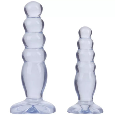 Kit de Entrenamiento de Placer Anal Transparente - Crystal Jellies