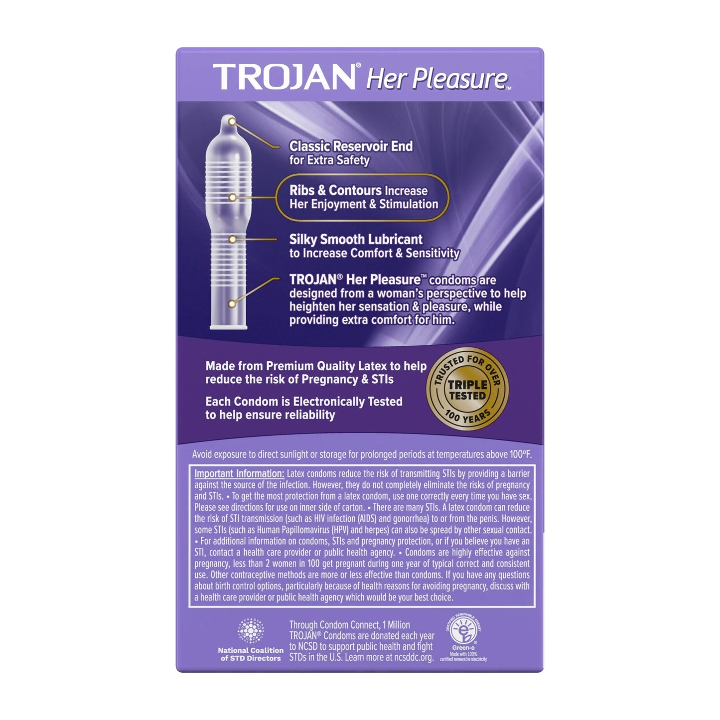 Condones Lubricados Para ELLA - Trojan
