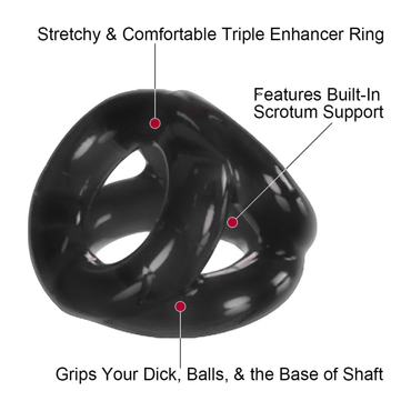 Anillo Triple Tri Sport 3 Ring Sling Atomic Jock – Transparente