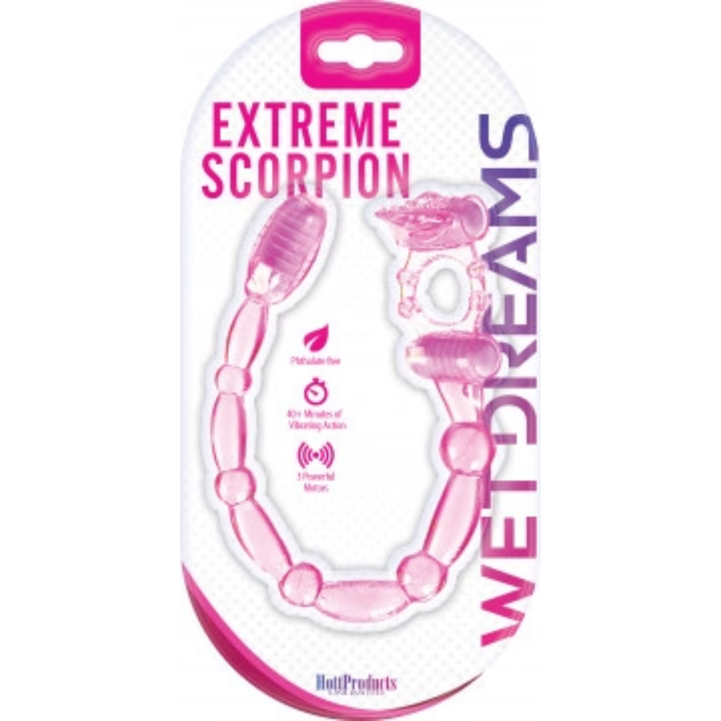 Vibrador Anal Super Xtreme Scorpion con Doble Estimulador – Magenta