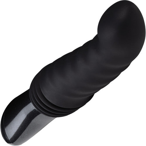 Consolador de Silicona para el Punto G - Negro - Blush Novelties Temptasia Lazarus