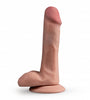 Dildo con Bolas Realista de 6" Mocha - DR.SKIN