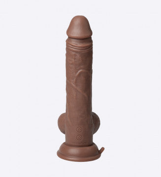 Dildo Vibrador Thruster Baller - Chocolate