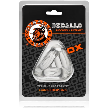 Anillo Triple Tri Sport 3 Ring Sling Atomic Jock – Transparente