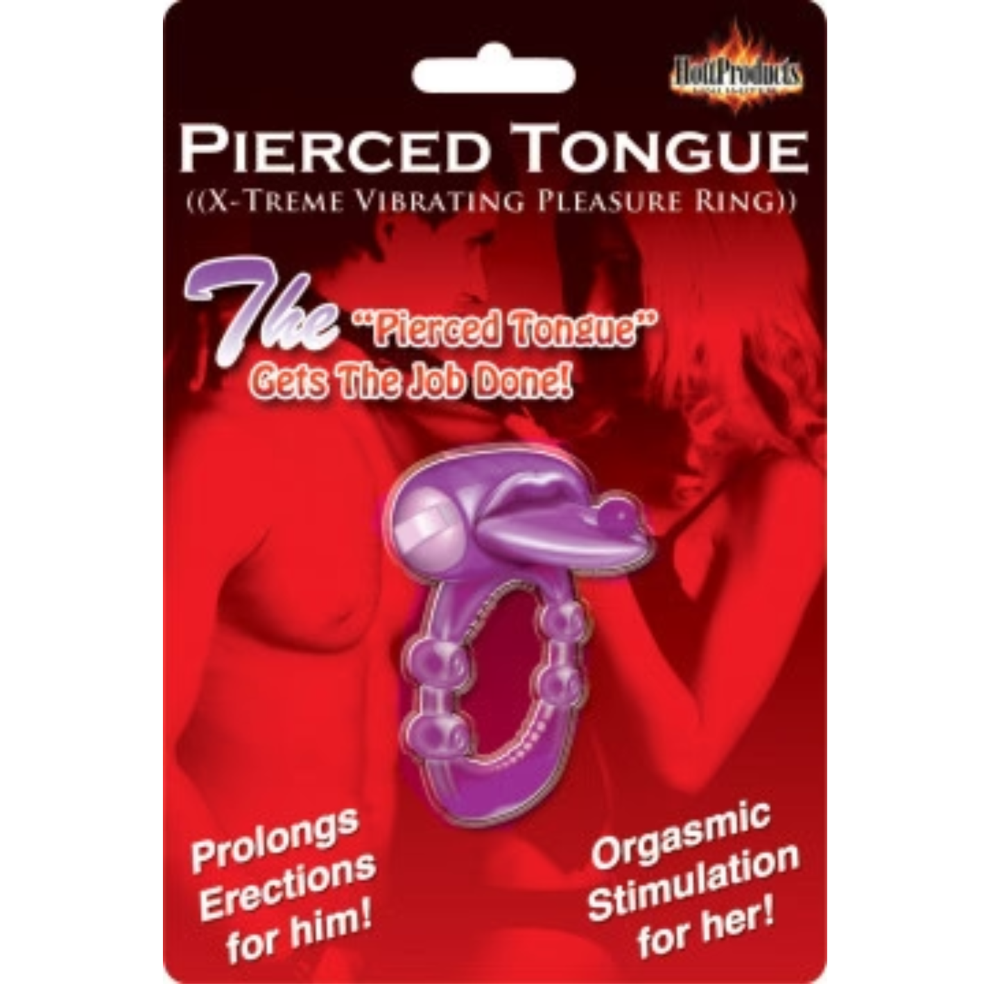 Anillo Vibrador para Pene - Piercing Magenta