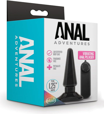 Plug Anal Vibrador Básico 4" - Anal Adventures