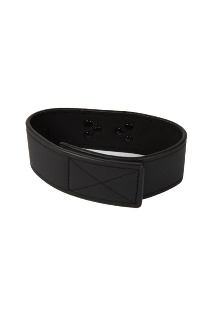 Conjunto de Collar y Correa Negro - Renegade Bondage