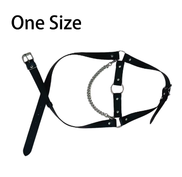 Cinturón ajustable para hombre, Arnés Sexy, correas de pecho, jaula de Bondage corporal, resistente, alta elasticidad, ropa de cuero PU, accesorios Y2k