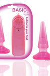 Vibrador Anal con Control - Rosado