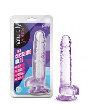 Dildo Cristalino de 7" - (Diamante) - Naturally Yours