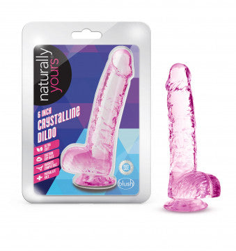 Dildo Cristalino de 7" - (Diamante) - Naturally Yours