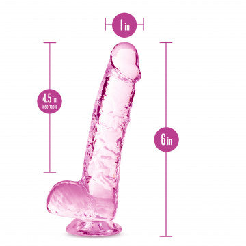 Dildo Cristalino 6" - Naturally Yours