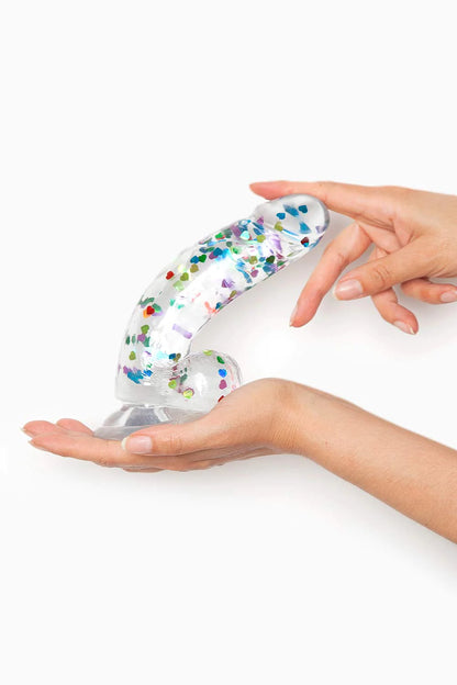 Dildo Naughty Bits® I Love Dick™ Heart-filled Dong