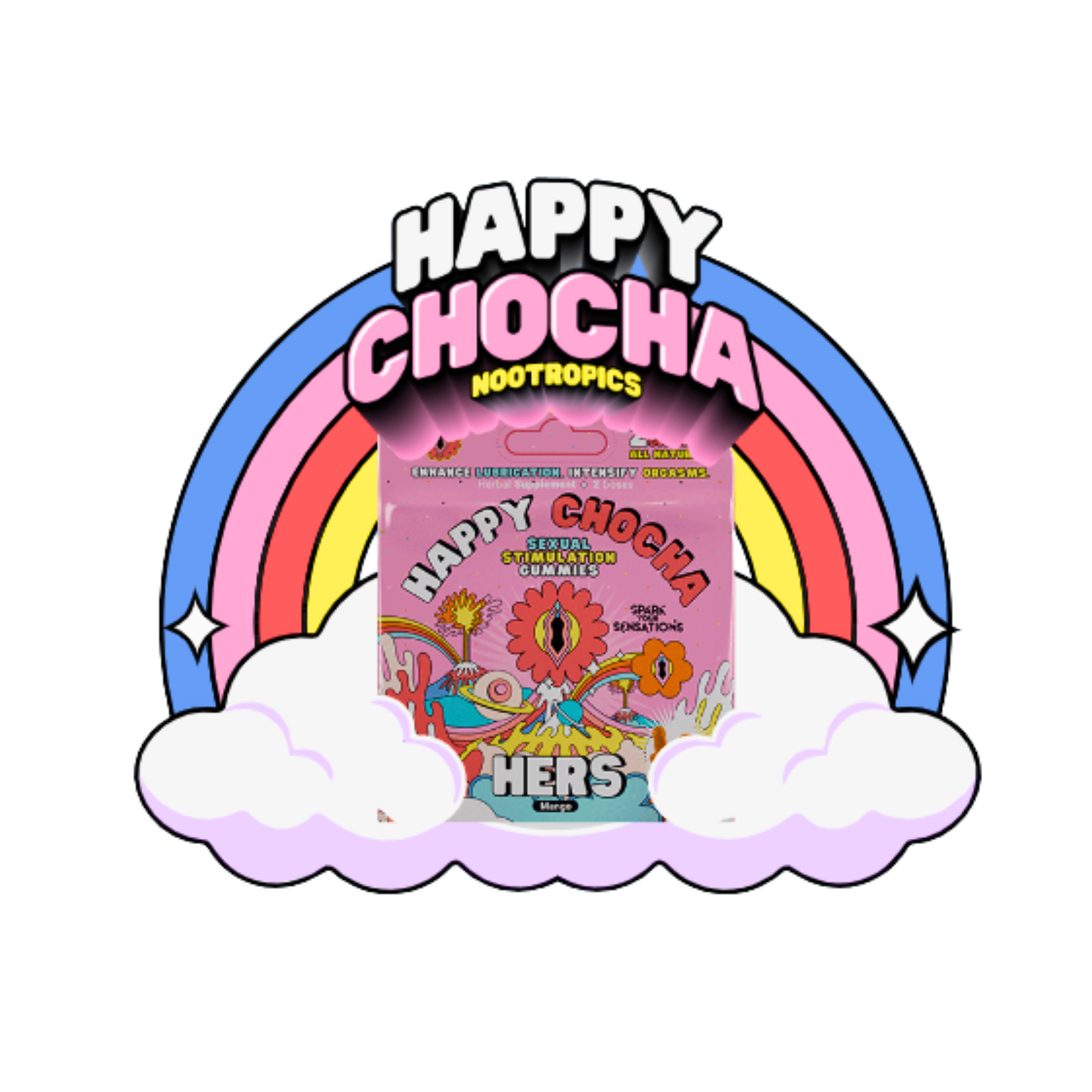 Gomitas Estimuladoras Sexuales Happy Chocha - 2 Pack