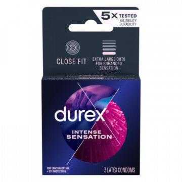 Condones Sensitivos Texturizados 3 Pack - DUREX